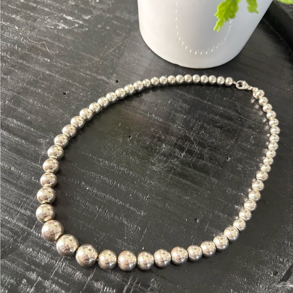 Tiffany & Co. Silver Bead Necklace - Picture 6 of 8